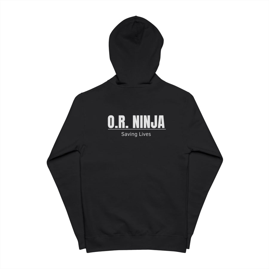 O.R. Ninja Zip Hoodie — Surgical Stethoscope Design