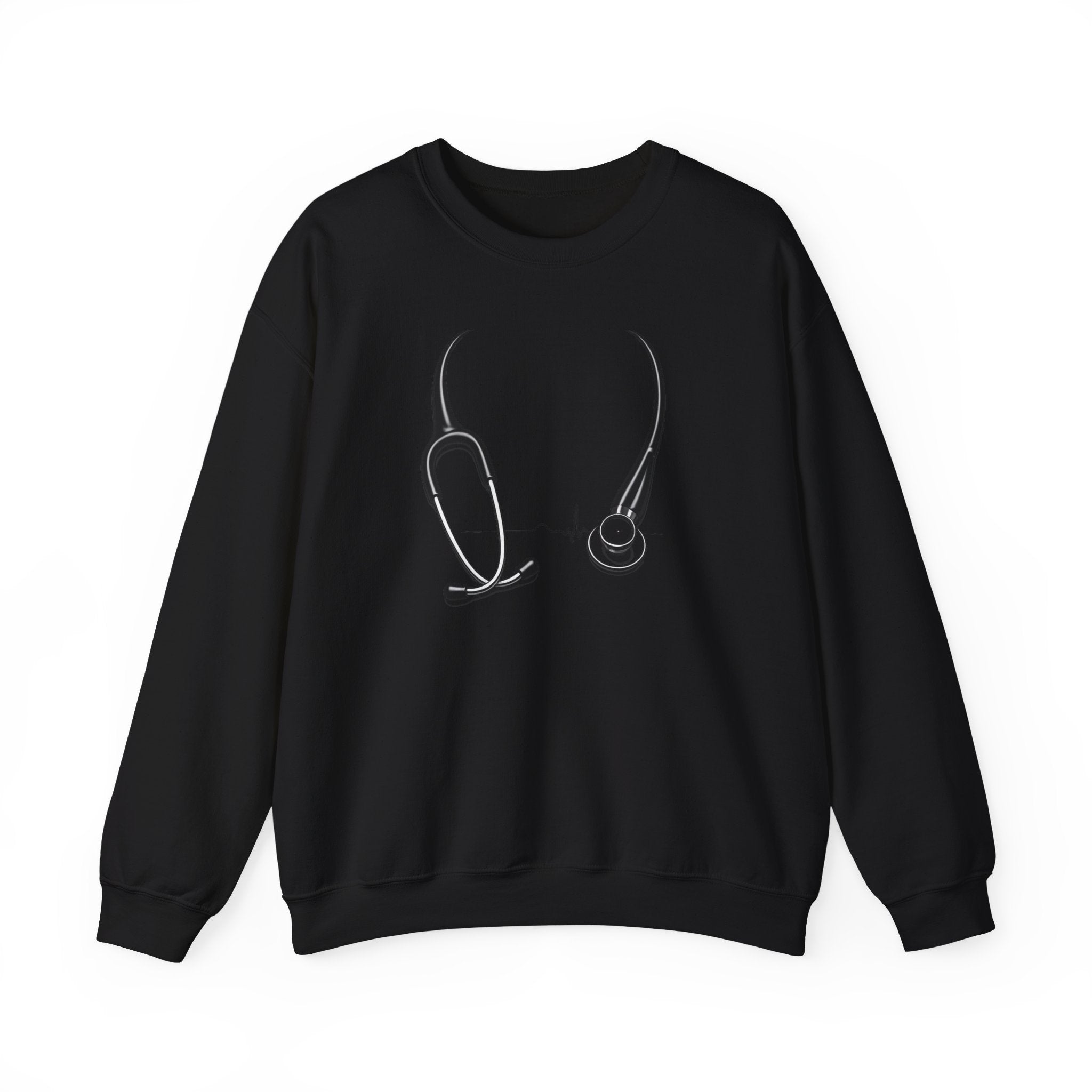 ER Ninja Crewneck Sweatshirt — Stethoscope Design, 'Saving Lives' Medical Gift