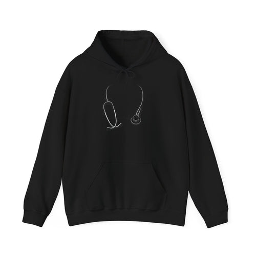 ICU Ninja Hoodie – Stethoscope Design "Saving Lives" Medical Sweatshirt