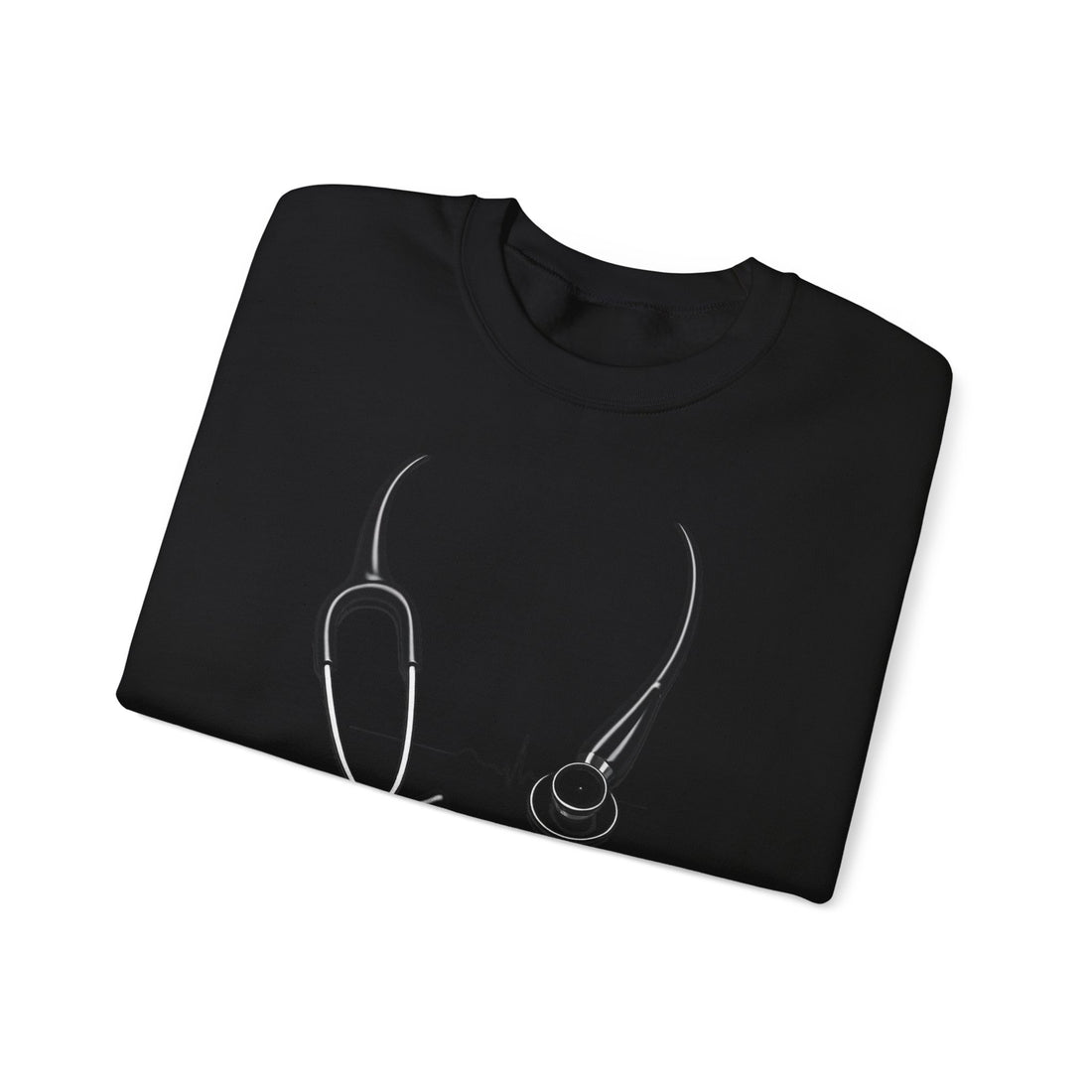 ICU Ninja Sweatshirt – "Saving Lives" Stethoscope Crewneck for Nurses & ICU Staff