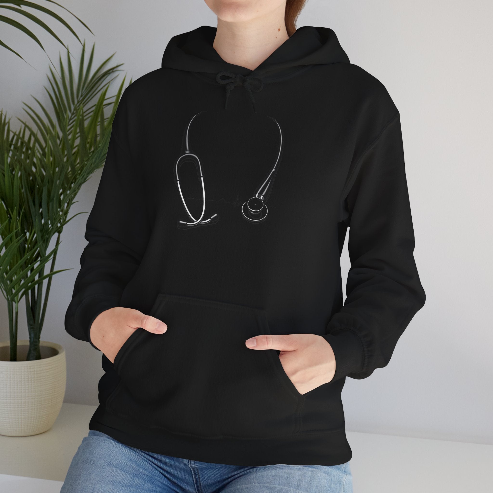 Nurse Practitioner Ninja Hoodie - Stethoscope Graphic Medical Sweatshirt