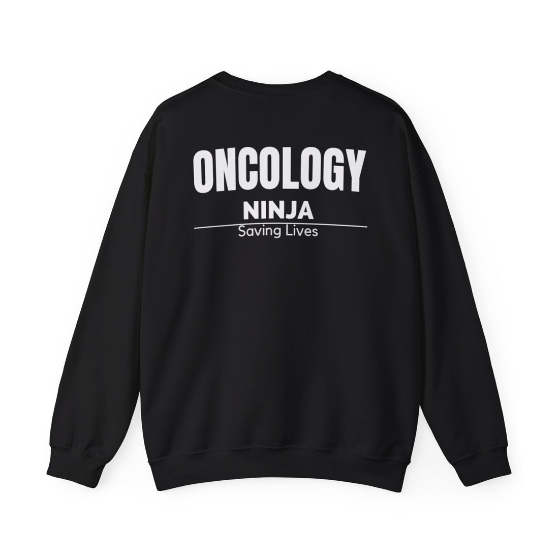 Oncology Ninja Sweatshirt – Stethoscope Medical Crewneck for Nurses & Doctors