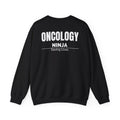 Oncology Ninja Sweatshirt – Stethoscope Medical Crewneck for Nurses & Doctors