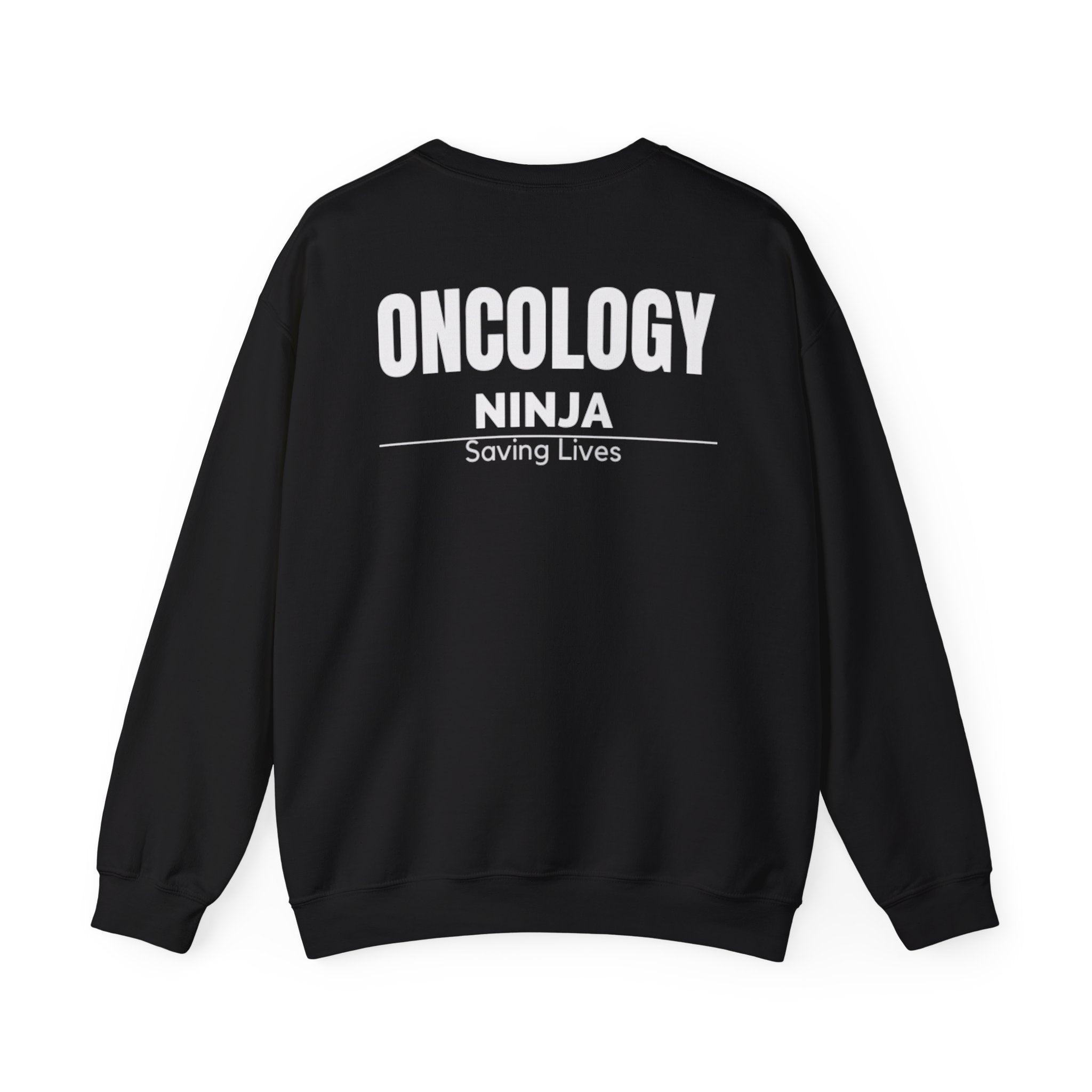 Oncology Ninja Sweatshirt – Stethoscope Medical Crewneck for Nurses & Doctors