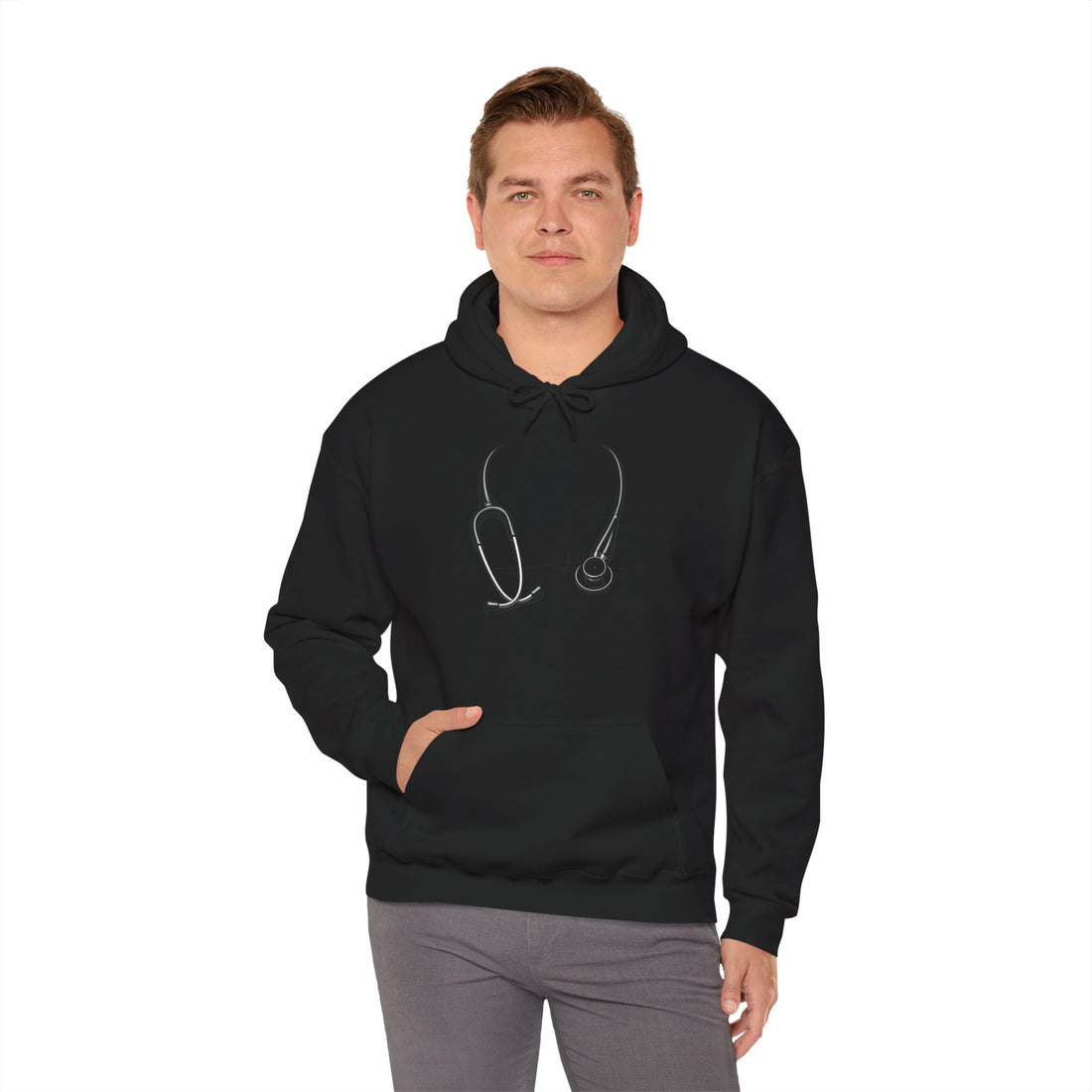 Nurse Practitioner Ninja Hoodie - Stethoscope Graphic Medical Sweatshirt