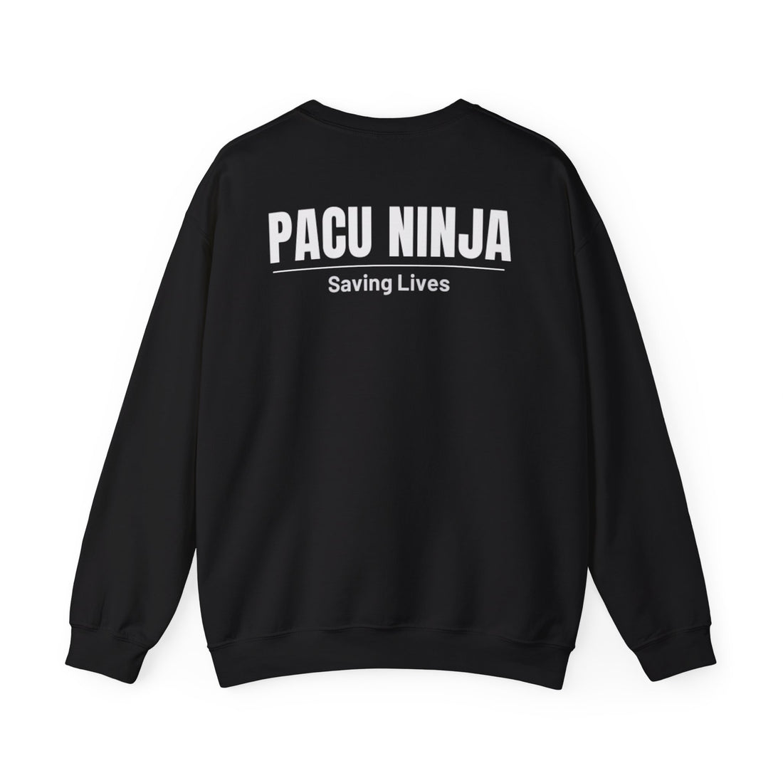 PACU Ninja Crewneck Sweatshirt – Saving Lives Stethoscope Design