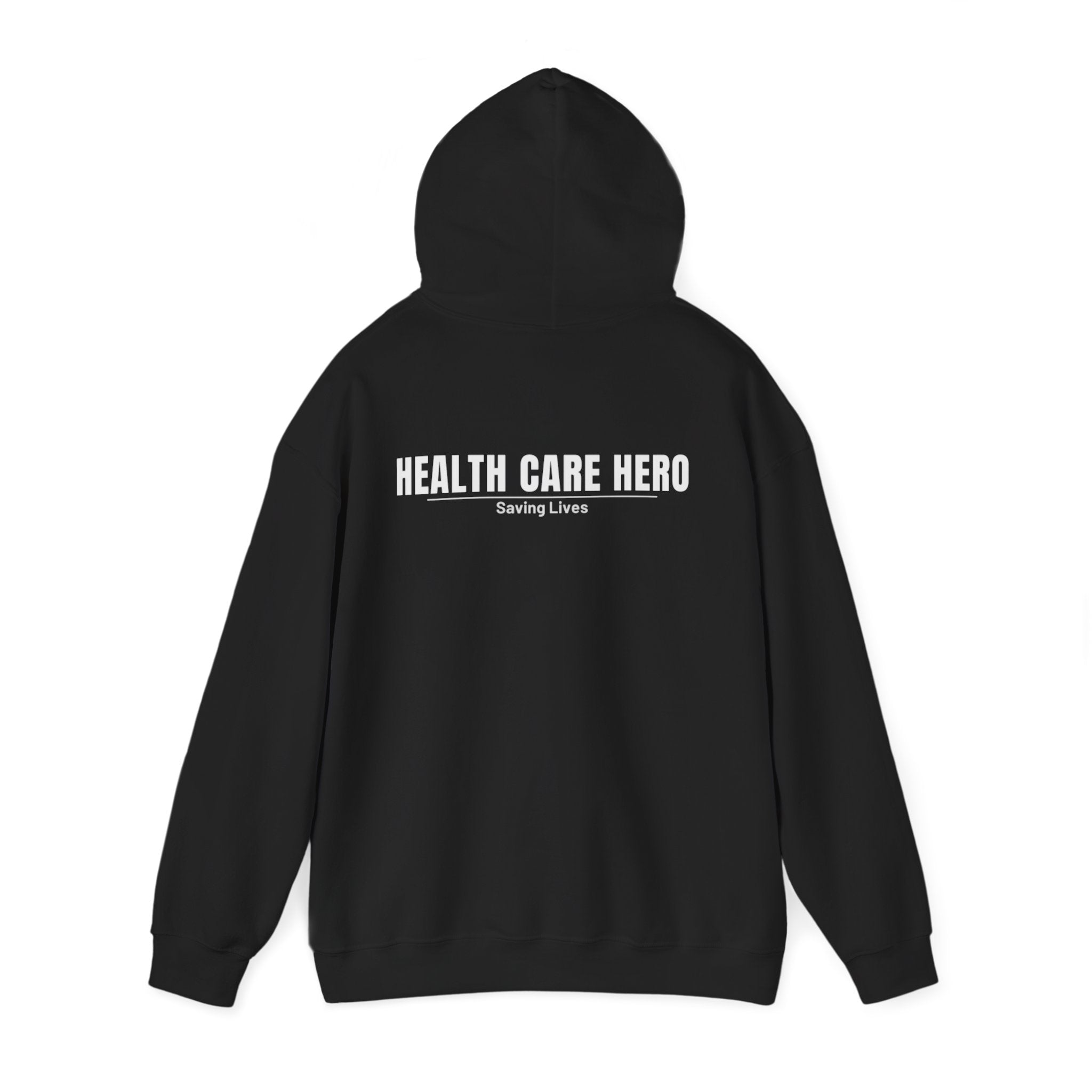 Healthcare Hero Hoodie – 'Health Care Hero: Saving Lives' Stethoscope Pullover